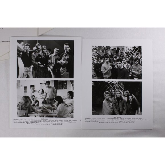 1989 Lost Angels Movie press kit + 7 photos (8x10) + production notes - Picture 2 of 9